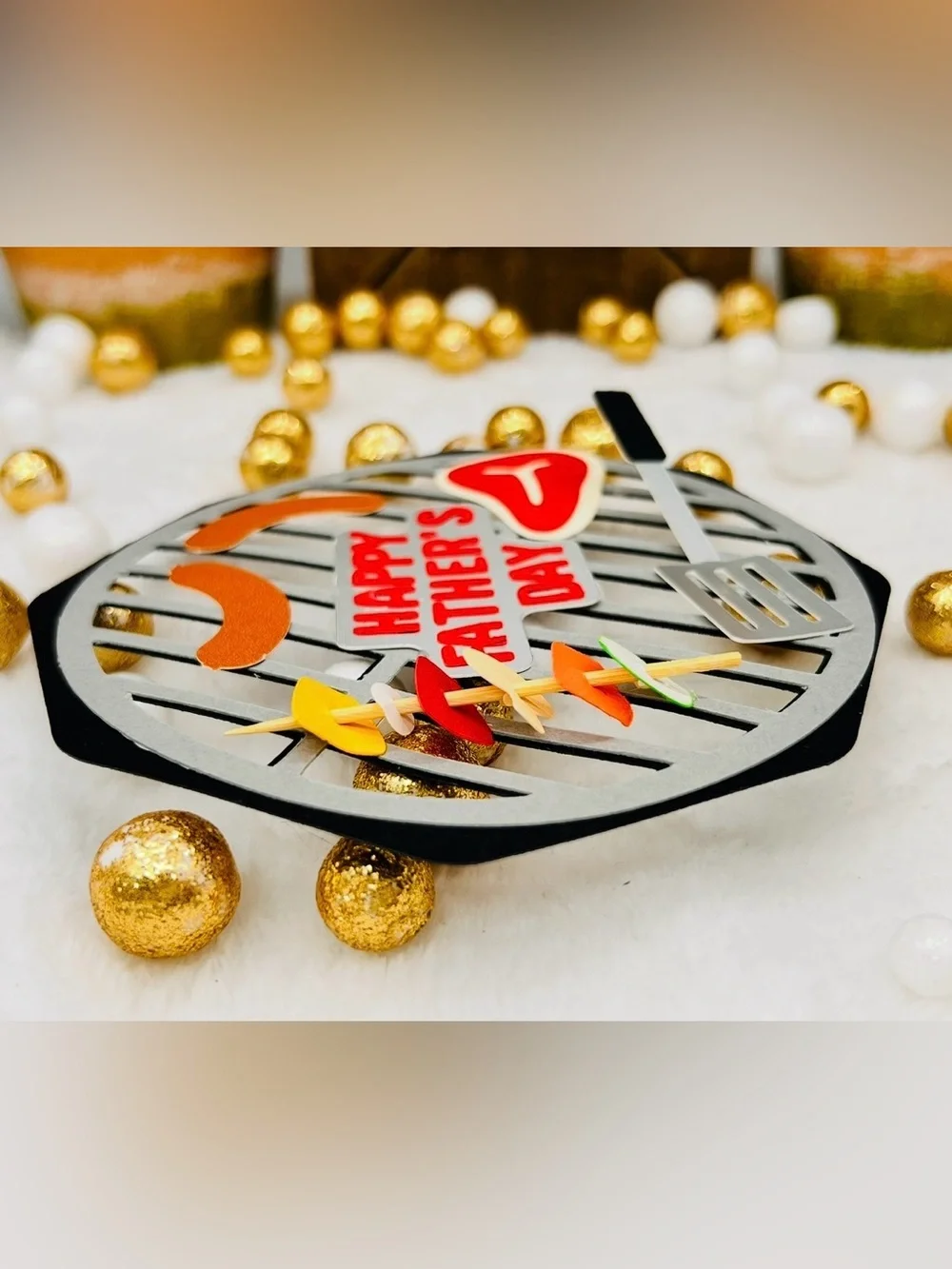 Father’s Day Grill Party Favor Box - black